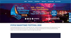 Desktop Screenshot of foylemaritimefestival.com