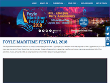 Tablet Screenshot of foylemaritimefestival.com